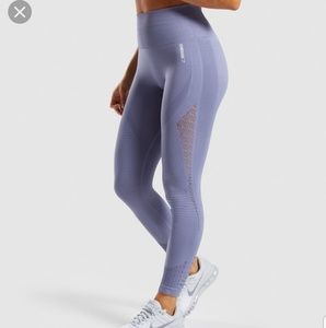 Gymshark energy seamless steel blue size xs